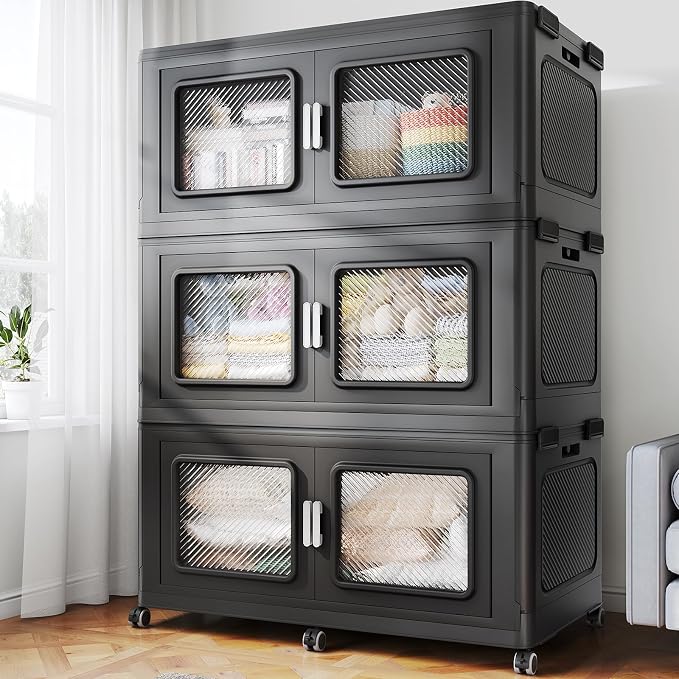 900 Qt Stackable Storage Bin by BROVIEW-EnjoytheArtofLife