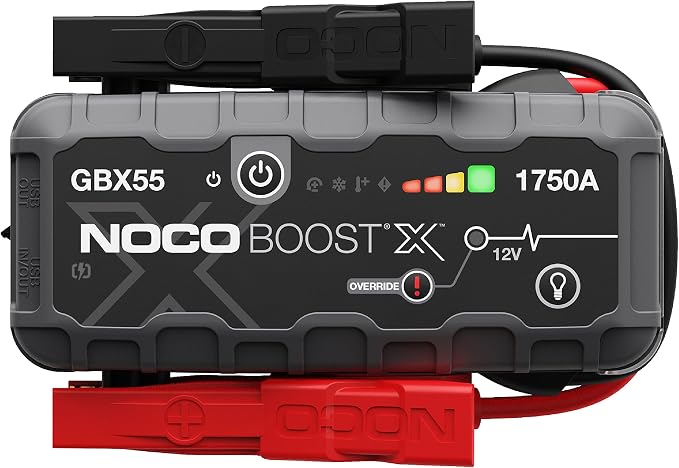 NOCO Boost X GBX55: 1750A UltraSafe Jump Starter – 12V Lithium Battery Booster by NOCO