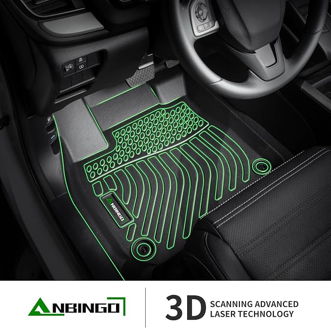 ANBINGO®Floor Mats Fit for Honda Accord Sedan 2018-2022 All Weather Mats for - Image 3
