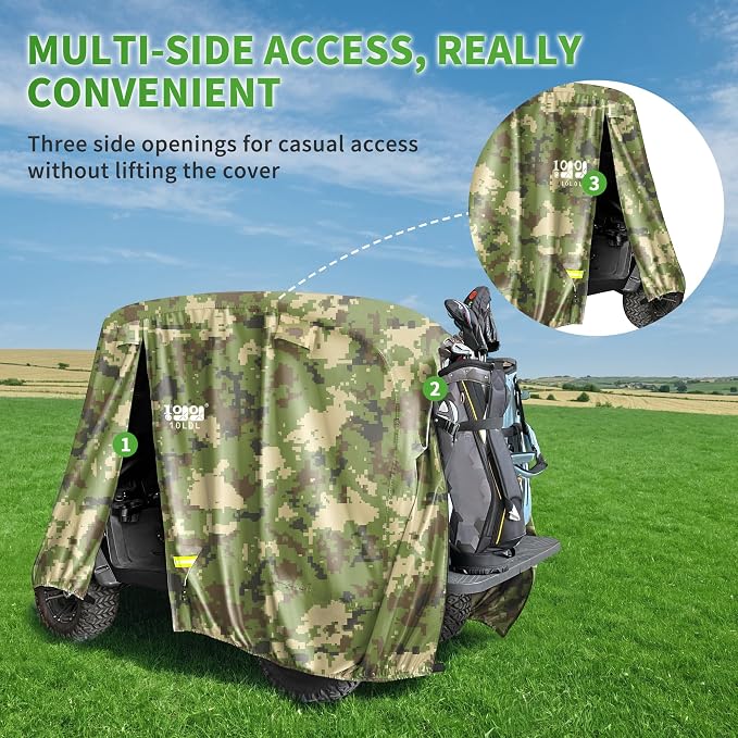 10L0L Heavy Duty Golf Cart Cover - Image 5