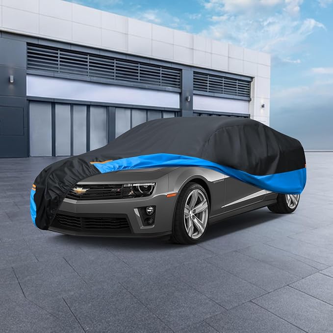 Car Cover Waterproof All Weather Outdoor Windproof Dustproof UV Protection Fit - Image 7