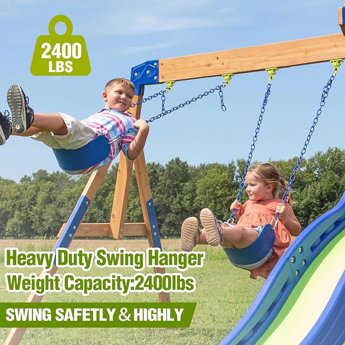 BETOOLL Swing Hangers with Bearing, Heavy Duty Porch Swing Hanging Kit - Image 4
