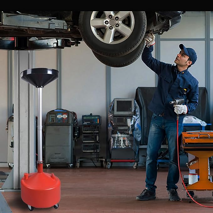 PONO 8 Gallon Portable Upright Oil Drain | Easily Recycle Automotive Waste - Image 6