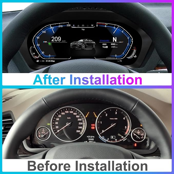 Speedometer Instrument for BMW E70 E71 2006-2013 CCC CIC，12.3 inch Linux System - Image 2