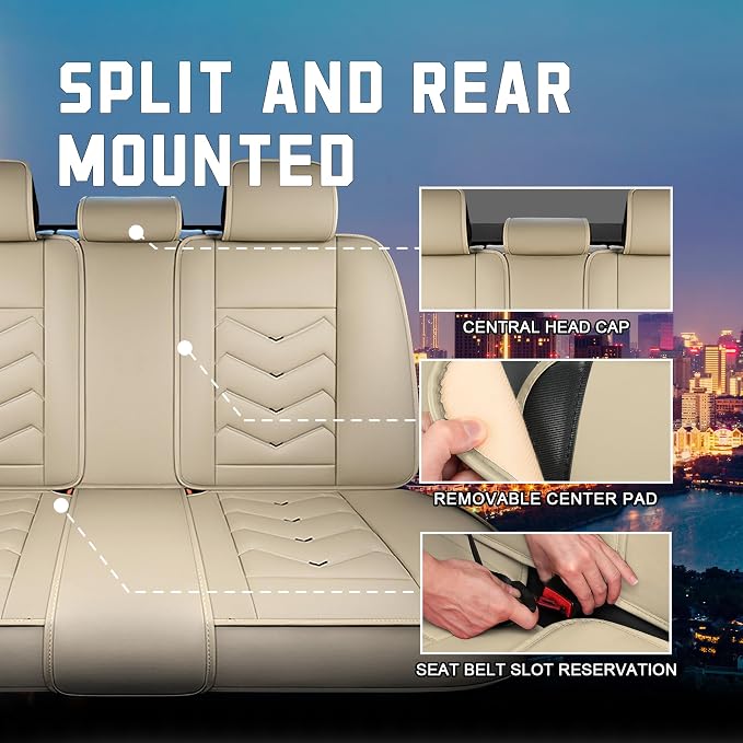 Car Seat Covers for Chrysler Pacifica 2004-2025, Stylish Sport Seat Cover - Image 6