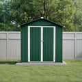 6' x 4' Outdoor Storage Shed, Sturdy Metal Building w/Lockable Doors by Unknown