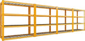 REIBII 40" W Garage Shelving Heavy Duty Metal Shelving 2200LBS Storage Shelves by REIBII
