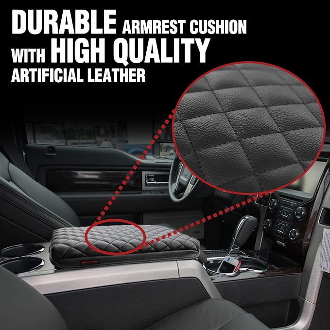 KMMOTORS F150 Center Console Cover, Armrest Cushion, Interior Accessories - Image 6