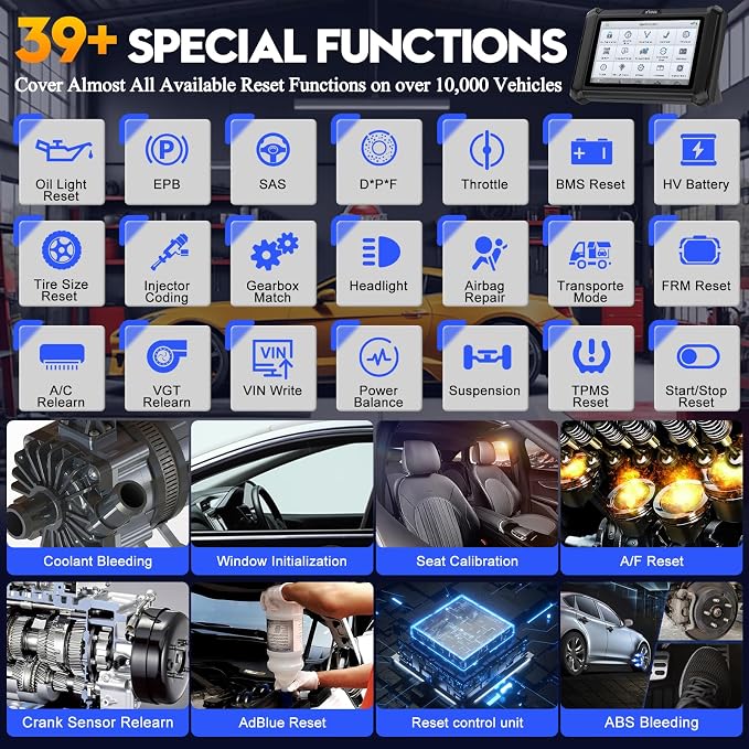 XTOOL D7W Wireless OBD2 Scanner Diagnostic Tool 2025 Upgraded Ver. of D7 - Image 5