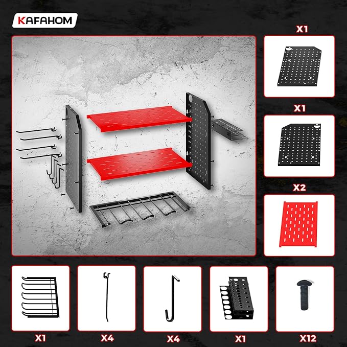 KAFAHOM Power Tool Organizer for Tool Storage, Drill Holder Wall Mount - Image 5