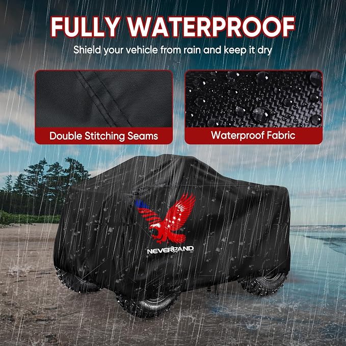 Neverland ATV Cover, Waterproof Heavy Duty 4 Wheeler Cover - Image 4