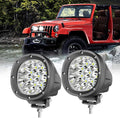 YCHOW-TECH 2PCS 4 Inch LED Fog Lights 90W White Round Offroad Light Bar Flood by YCHOW-TECH