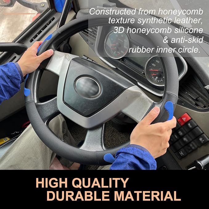 PINCTROT XL Size 17.5-18 Inch Comfy Grip Steering Wheel Cover - Image 3