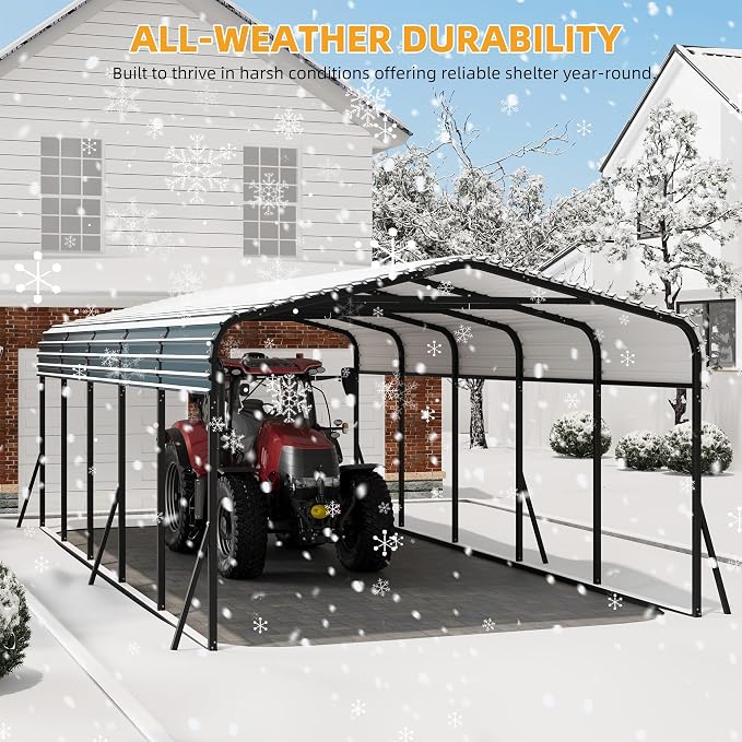 12x24FT Metal Carport Kits - Image 6