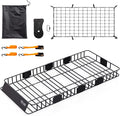 Bonnlo 250lbs Extendable Rooftop Cargo Carrier, 84 * 39 * 5.5inch Universal by Bonnlo