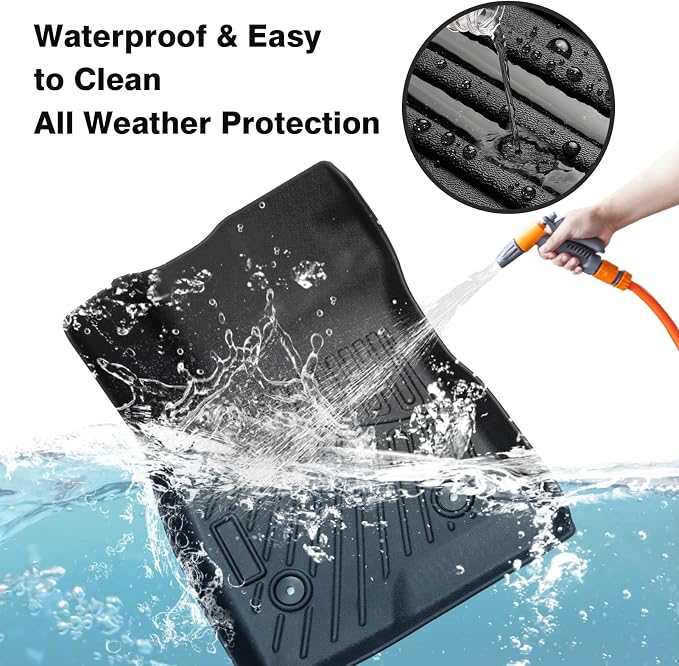 Powerty Floor Mats for 2024 2025 Chevrolet/Chevy Trax Accessories All Weather - Image 3