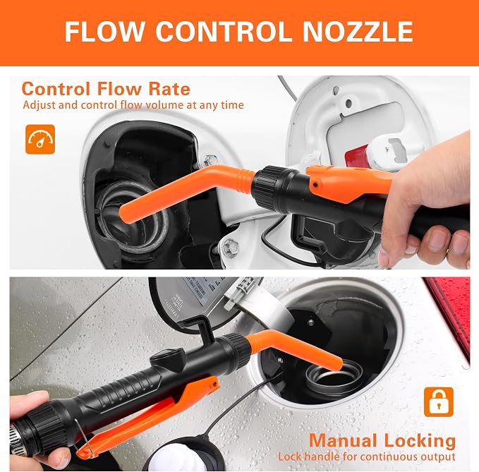Portable Power Battery Pump, Battery Powered Siphon Fuel Transfer Pump - Image 5