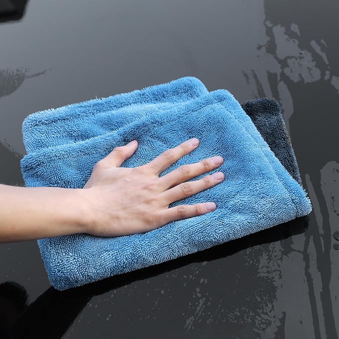 LIVOS Extra Large Car Drying Towel, Twisted Terry Microfiber Towels - Image 5