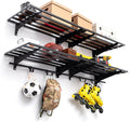 Garage Wall Shelving with Hooks, Loads 1050 lbs Heavy Duty Wall Shelves by WAREYEASY
