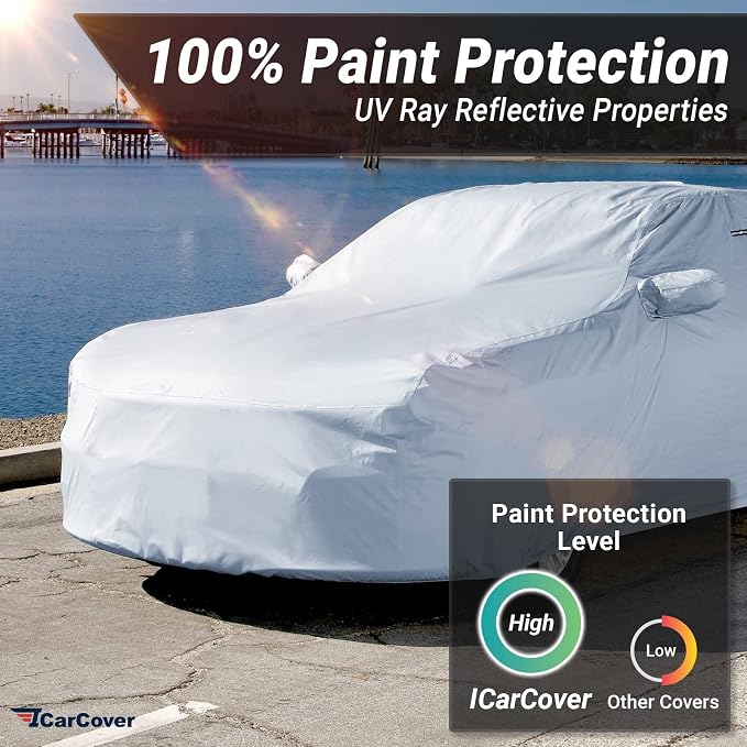 iCarCover Premium Car Cover for 2005-2019 Buick Lacrosse Heavy Duty Waterproof - Image 5