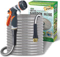 Lightweight Stainless Steel Garden Hose 25Ft – Kinkless Flexible Metal Water by Sunifier