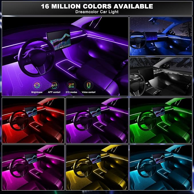 Acrylic Interior Car LED Strip Light - Image 4