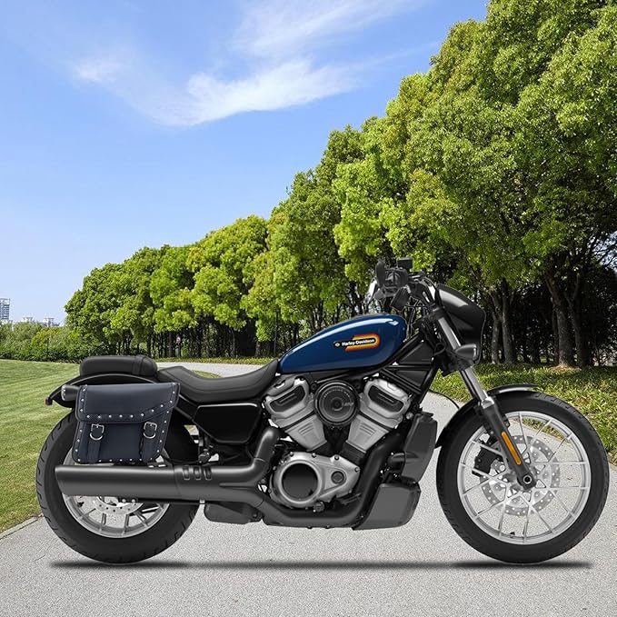 30L Motorcycle Saddlebags Water-Resistant PU Leather Storage - Image 6