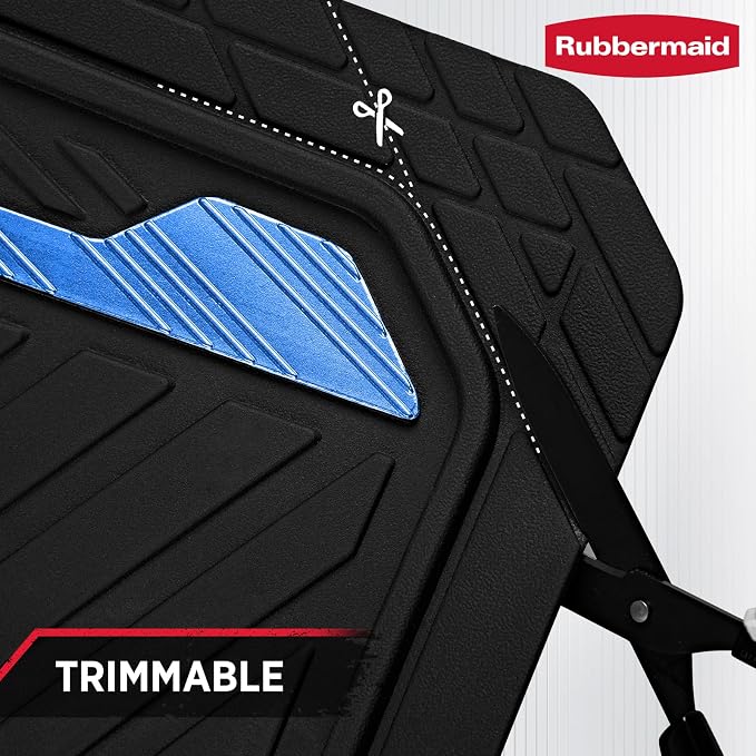 Rubbermaid Car Floor Mat, Heavy Duty All-Weather Car Mats Full Set - Image 7