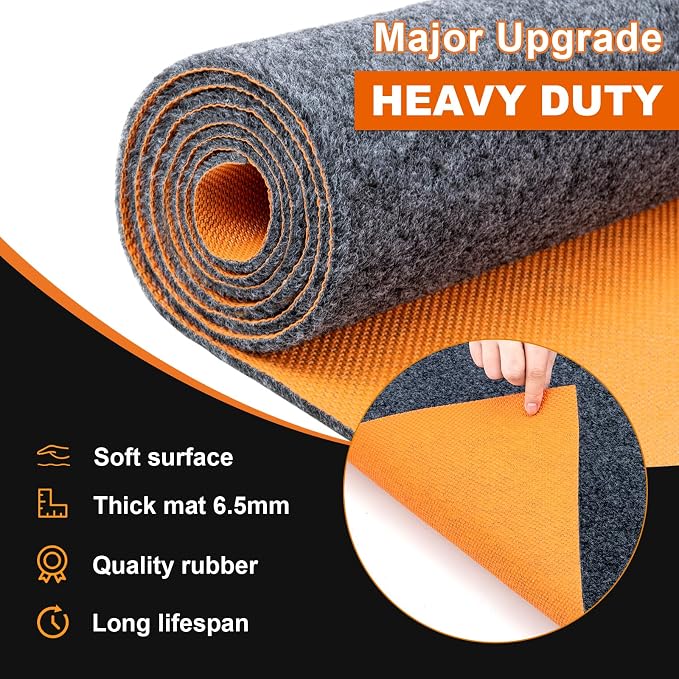 8.5 * 6.6 Ft Heavy Duty Oil Spill Mat, 6.5mm Thickened Large Garage Floor Mat - Image 3