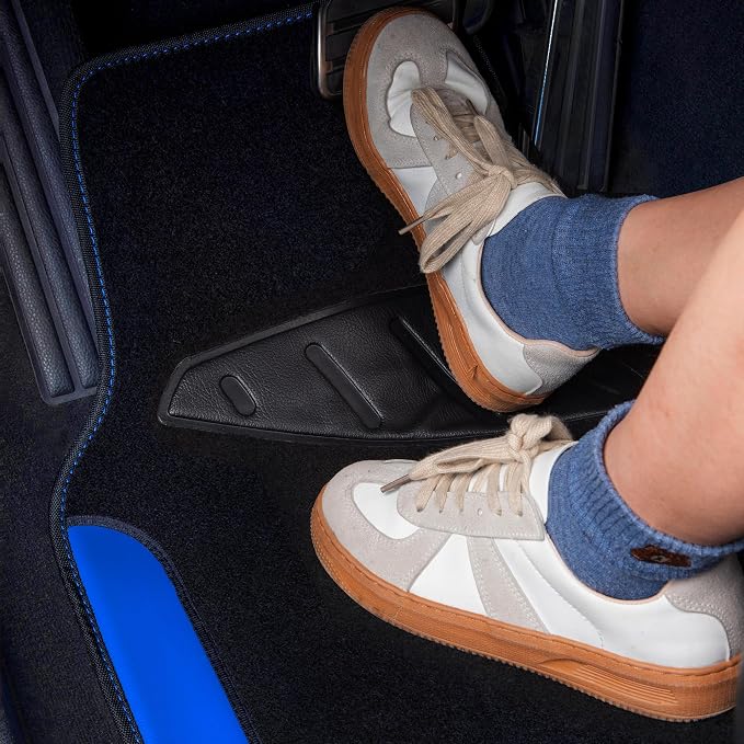 CAR PASS Rainbow Waterproof Universal Fit Faux Leather Car Carpet- Anti-Slip - Image 4