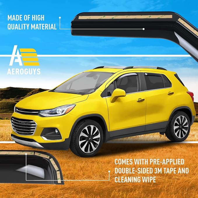 Extra Durable Window Deflectors in-Channel Window Visors Rain Guards Fit - Image 6