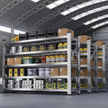 ZZV 78" W x 78" H Garage Shelving Heavy Duty Storage Shelves 5 Tier Stainless by ZZV