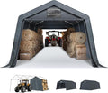 Sophia & William Carport Storage Shed 13x22 ft Portable, Heavy Duty Car Port by SophiaWilliam