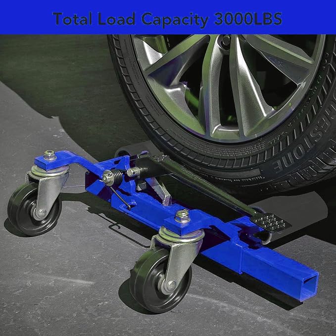4 Pcs Car Wheel Dolly, 1500LBS Capacity Trailer Dolly - Image 3