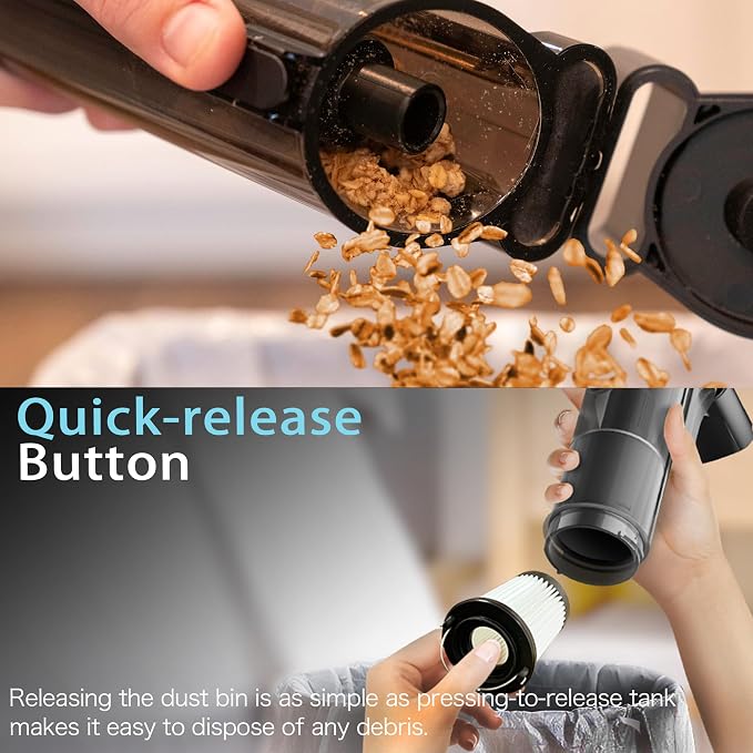 Car Vacuum, Car Vacuum Portable Cordless - Image 5