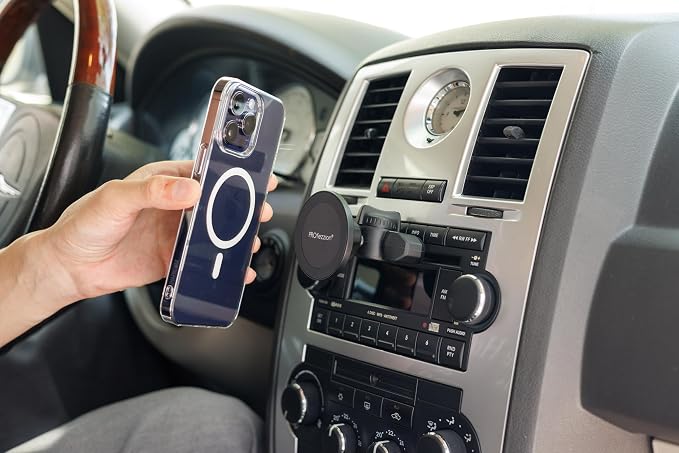PROfezzion CD Slot & Vent Clip Combo Magnetic Phone Holder Compatible - Image 9