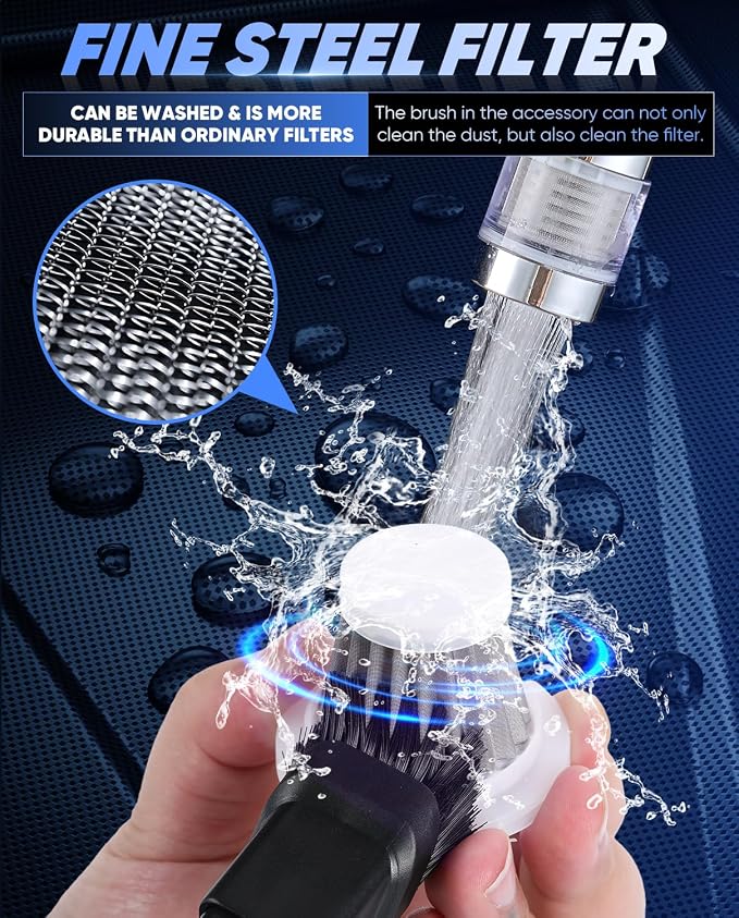Saker Car Vacuum Portable Cordless 3 in 1 Handheld Car Vacuum 15000PA High Power - Image 5