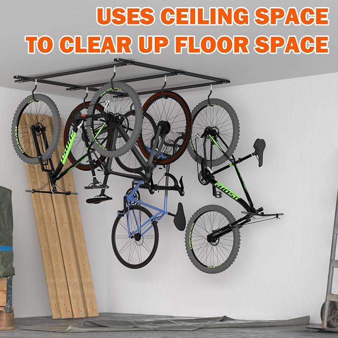 Ultrawall Ceiling Bike Rack for Garage, Indoor Bike Hanger - Image 7