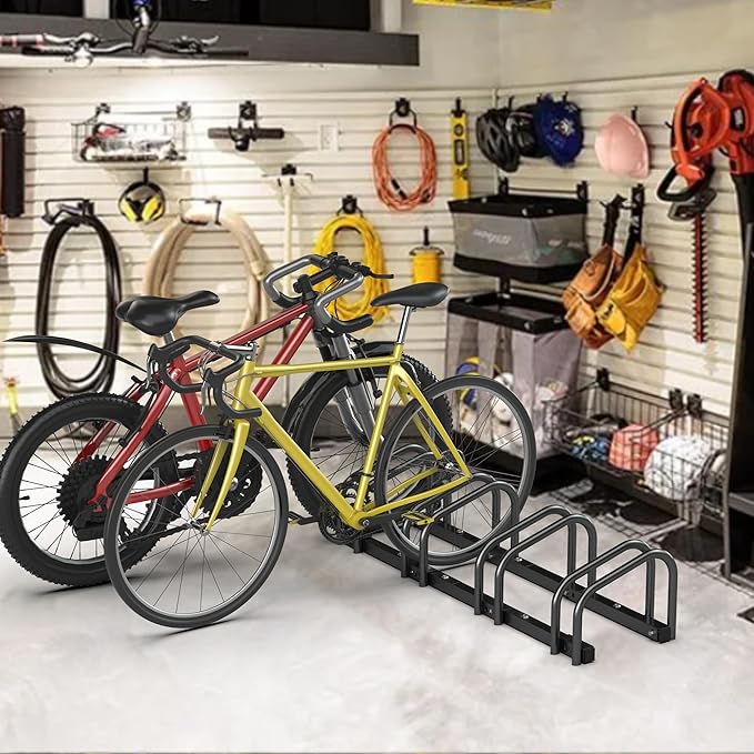 Ultrawall Bike Storage Rack for Garage, 4 Bikes Floor Bike Stand, Bicycle - Image 7