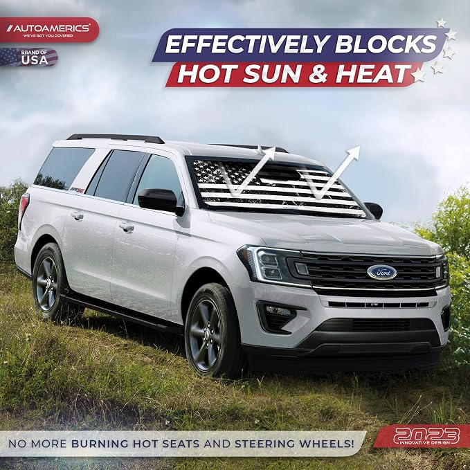 Autoamerics Truck Windshield Sun Shade - Image 3