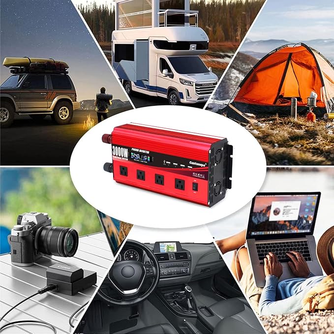 3000W Power Inverter 24V to 110V/120V DC to AC - Image 7