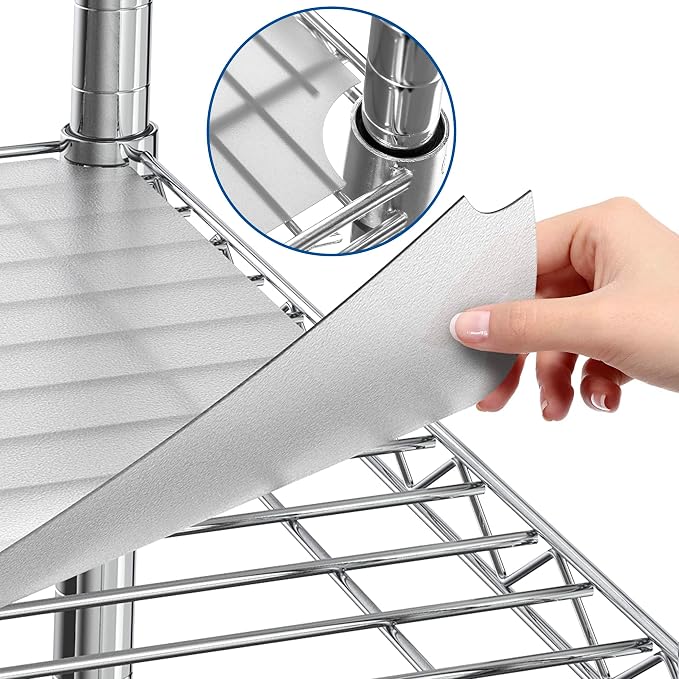 Sterling Shelf Liners Wire Rack Covers: Plastic Shelf Liner Cover by Sterling+Shelf+Liners