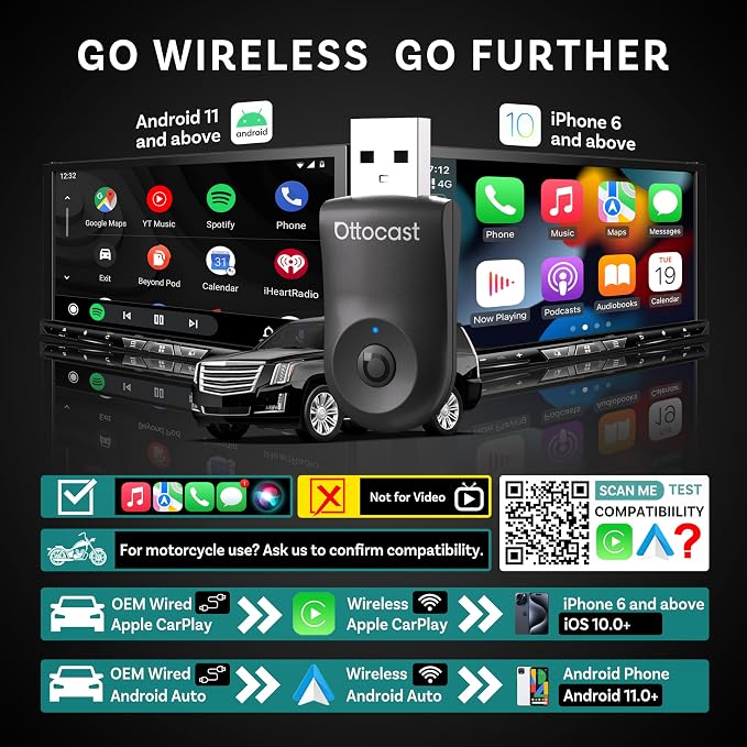 OTTOCAST Mini Wireless Carplay Adapter 2025 - Image 9