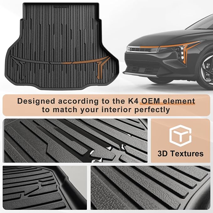 TripleAliners All Weather Trunk Mat Compatible - Image 5