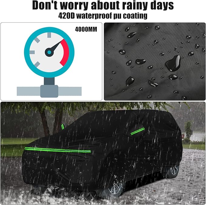 Waterproof Car Cover Compatible - Image 4