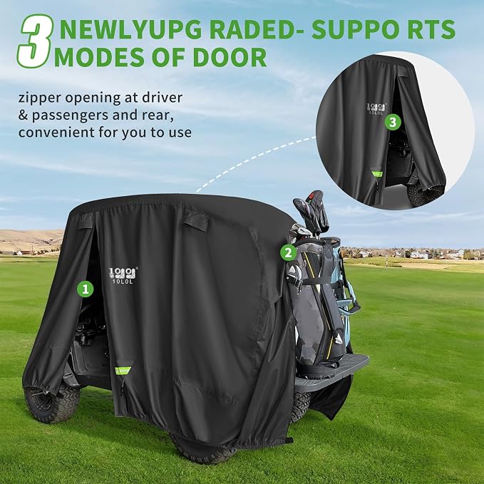 10L0L Heavy Duty Golf Cart Cover - Image 4