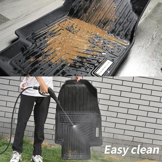Floor Mats & Cargo Liner for 2024 2025 Mazda CX-90 CX90 PHEV 6&7 Seats（Not - Image 6