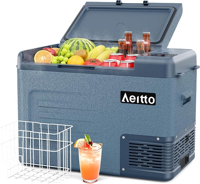 Aeitto 12 Volt Car Refrigerator 30Quart Car Fridge Freezer Electric Cooler by Aeitto