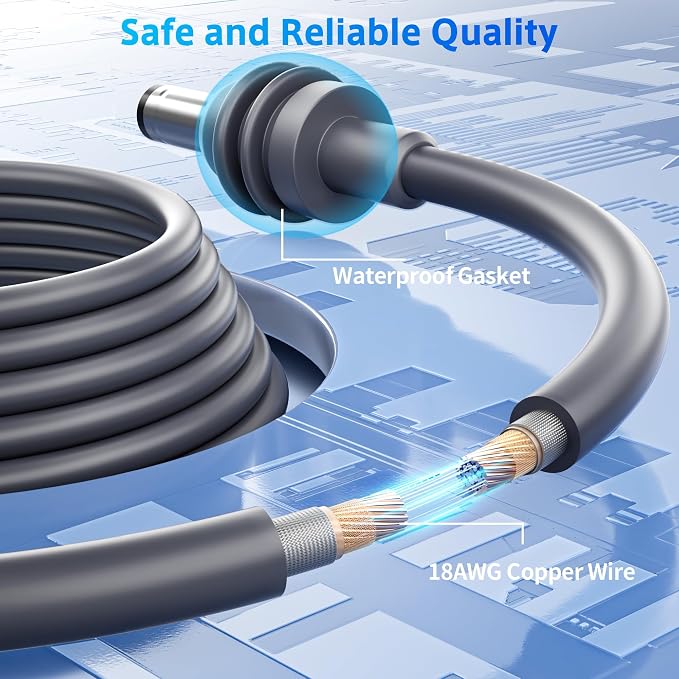 Starlink Mini Power Cable 10FT/3M DC Power Cable DC to DC Replacement 18AWG - Image 3
