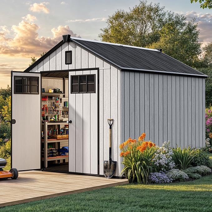 YITAHOME 8x10 FT Outdoor Storage Shed - Image 9
